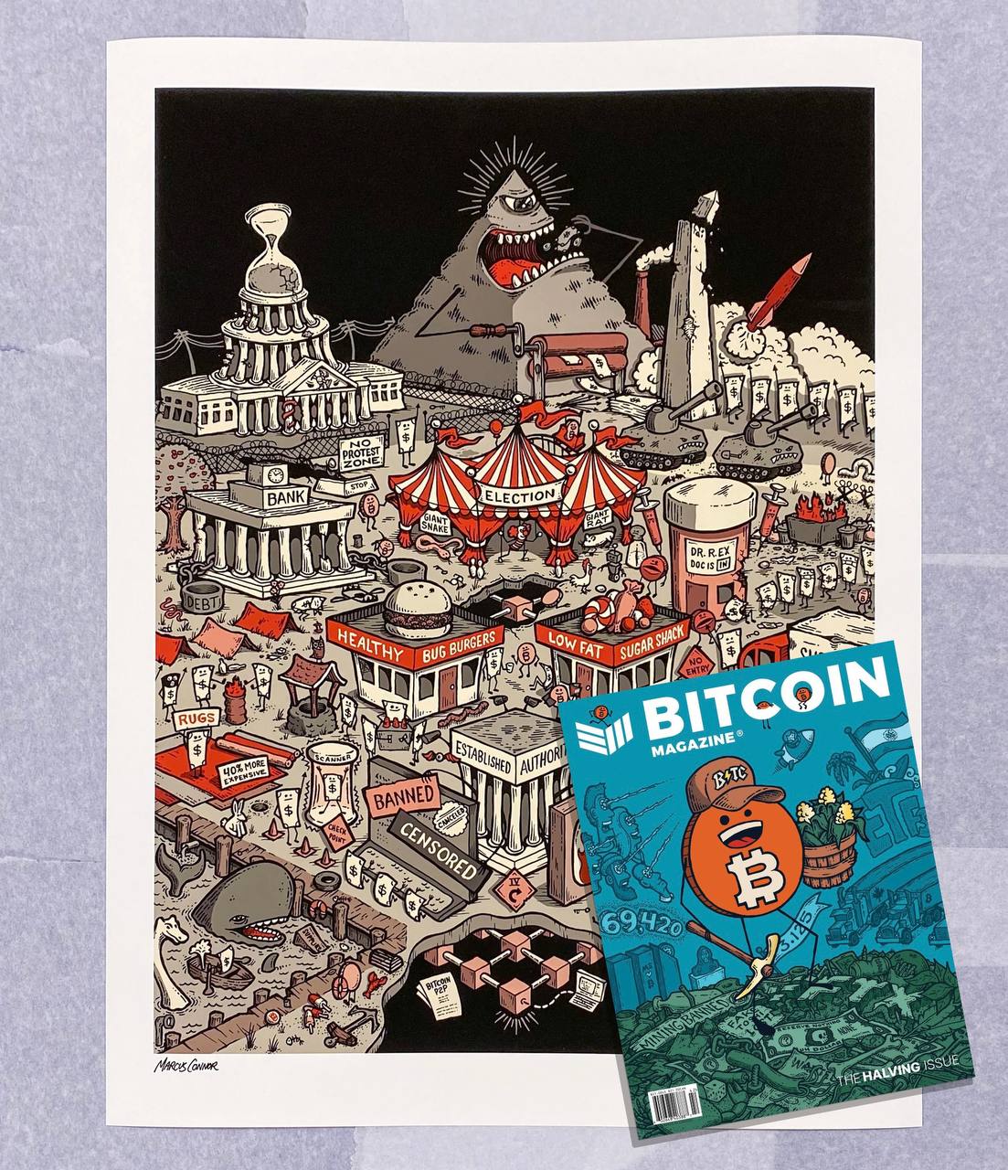 Bidder RAFFLE for Bitcoin Magazine GOODS