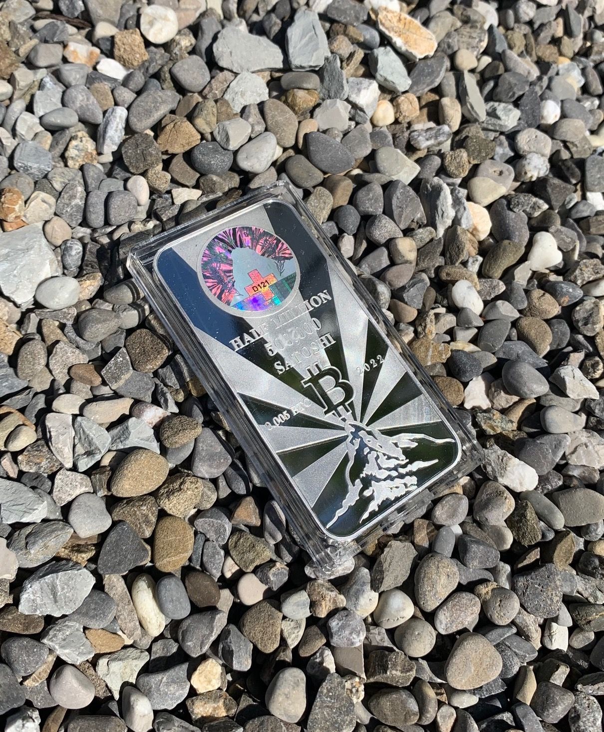 Alpen Coin 500,000 Satoshi Silver Plated Bar #D121 | Scarce City