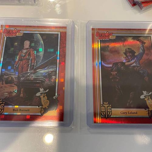 2 x BBB Cards. Bob Burnett & Gary Leland