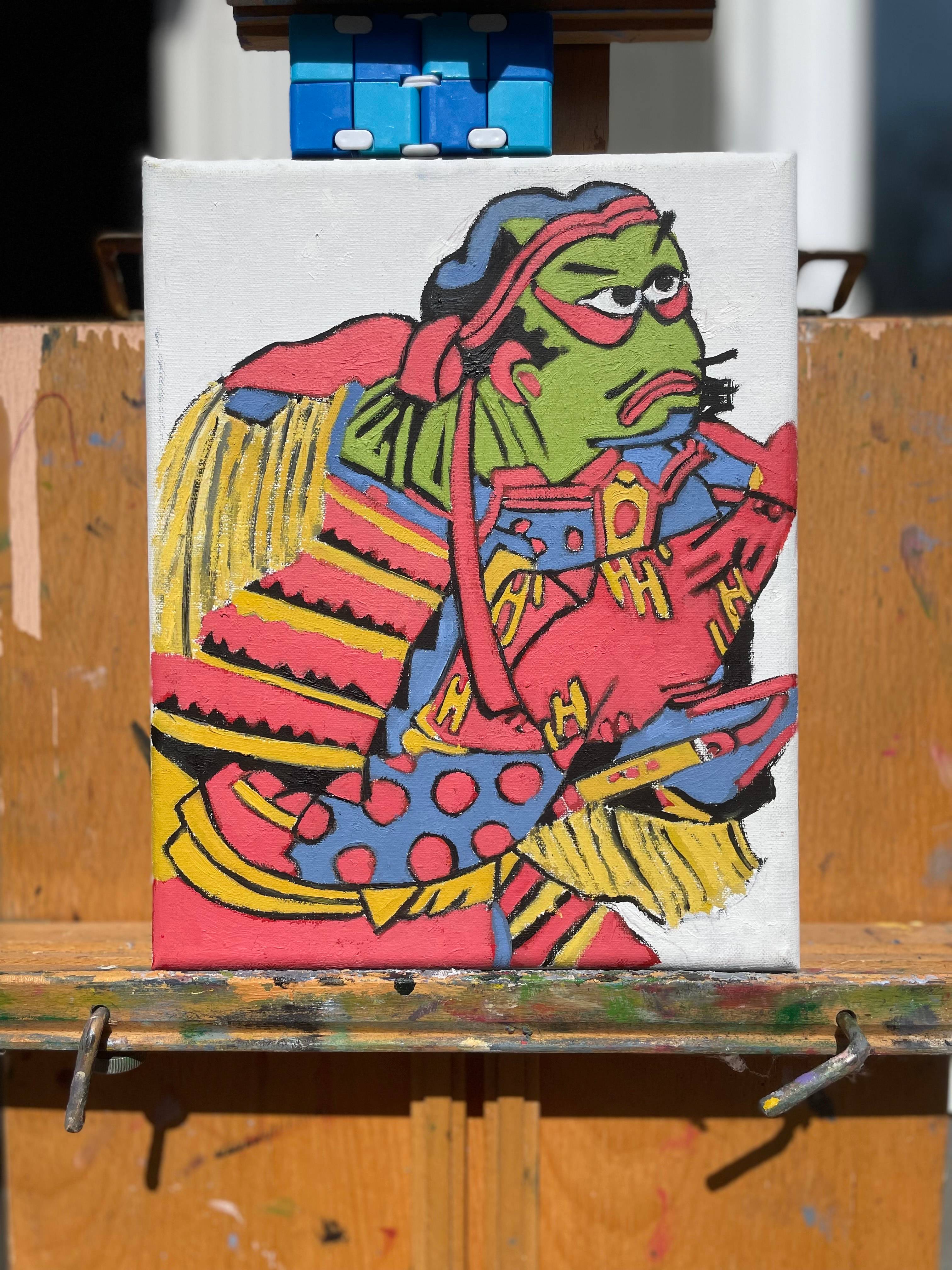 Two Paintings from The Seven Samurai Series