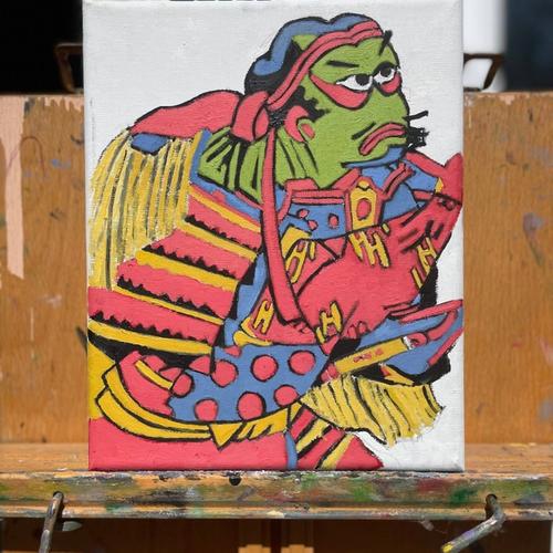 Two Paintings from The Seven Samurai Series