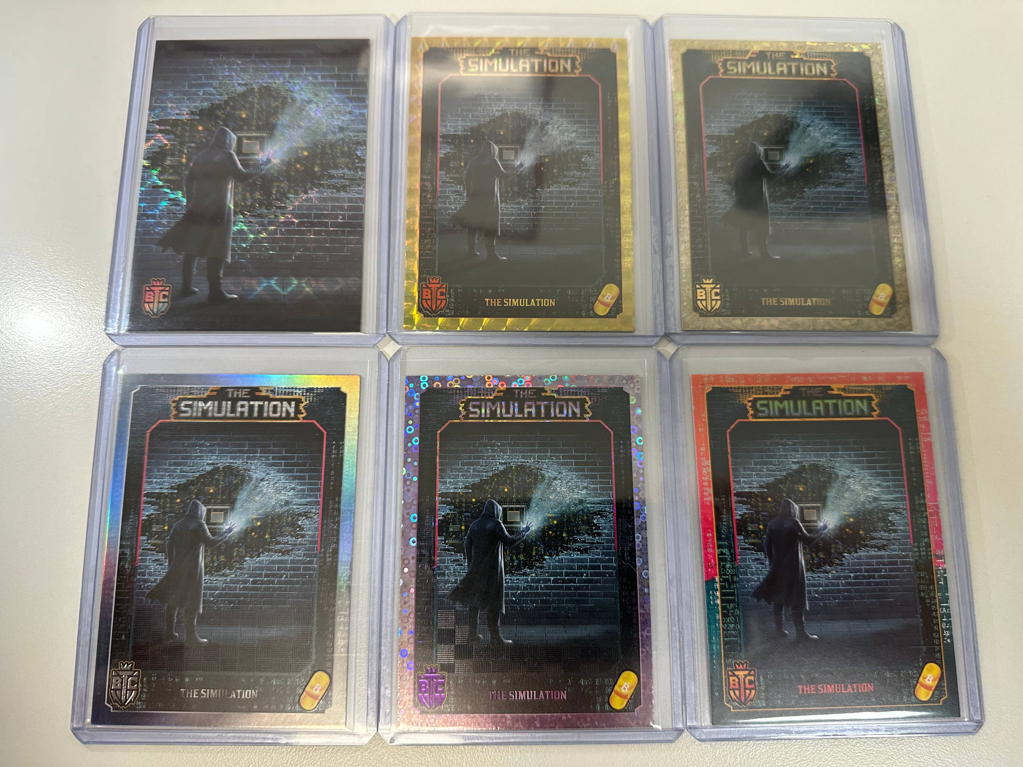 372/500 Rarity S4 6 Pack of All The Simulation Cards /210 thru /1000 