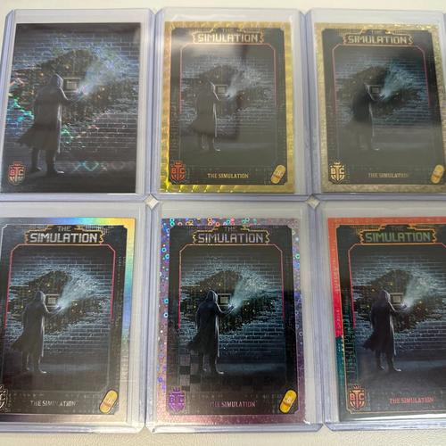 372/500 Rarity S4 6 Pack of All The Simulation Cards /210 thru /1000