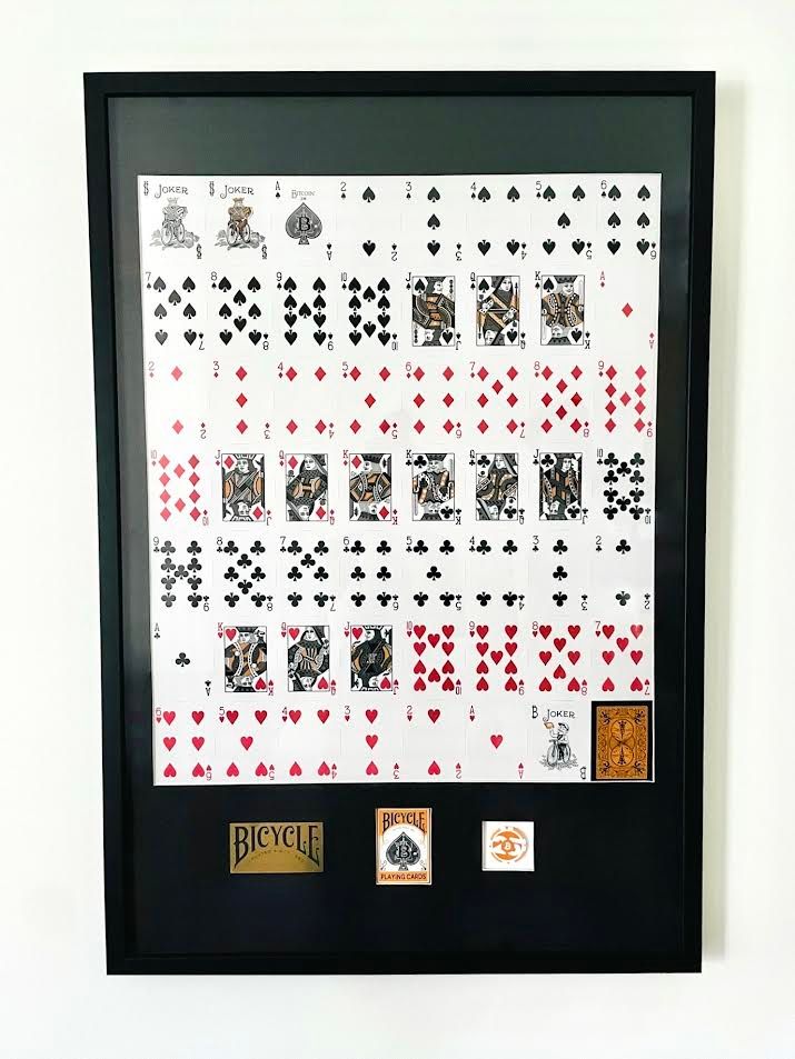BICYCLE™ Bitcoin Playing Cards - Uncut Sheets