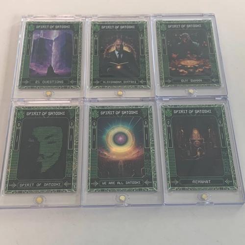 BTC Trading Cards - 6 Spirit of Satoshi cards