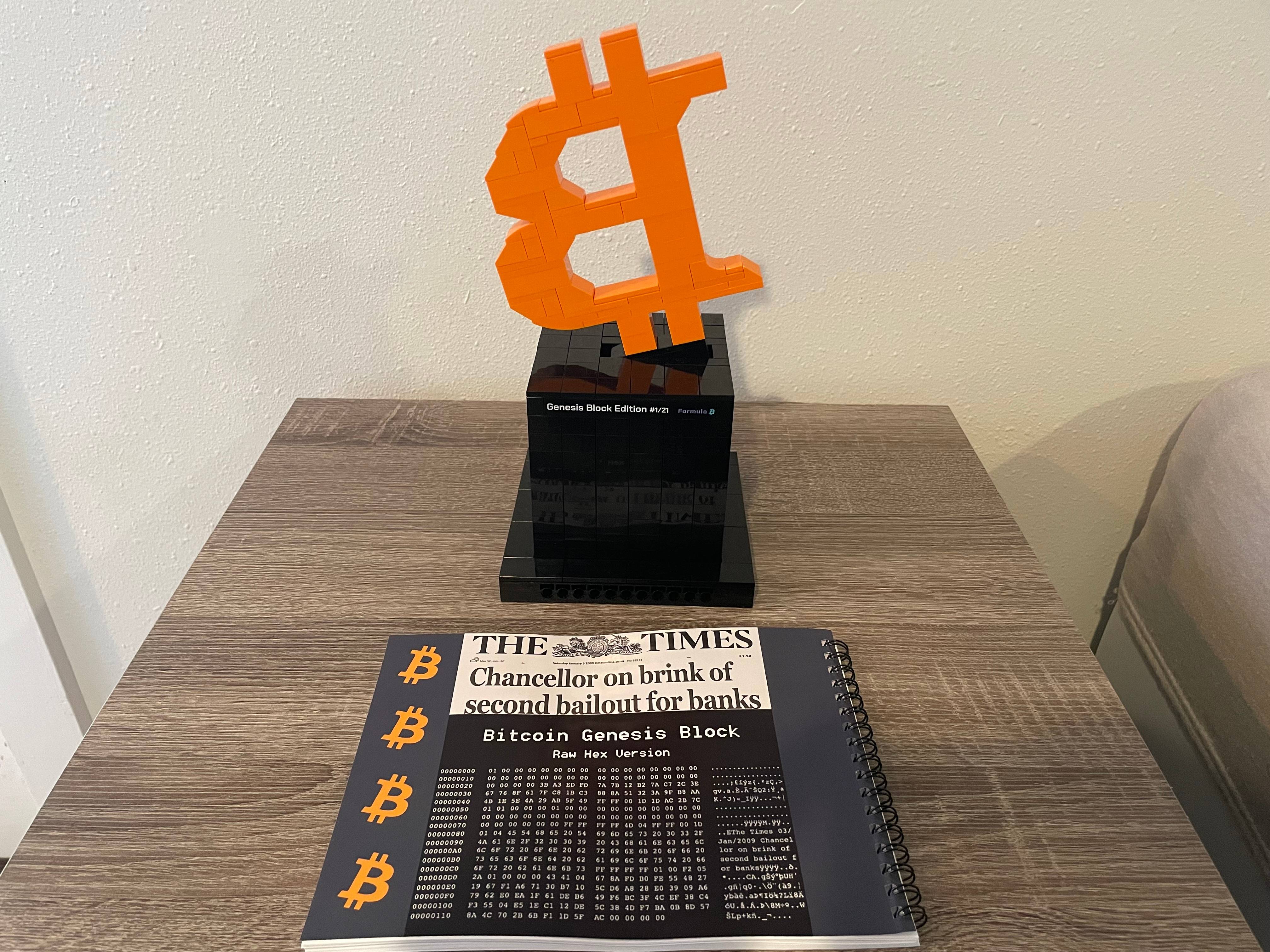 LEGO® Bitcoin ₿ MOC - Genesis Block Edition (#1/21) | Scarce City