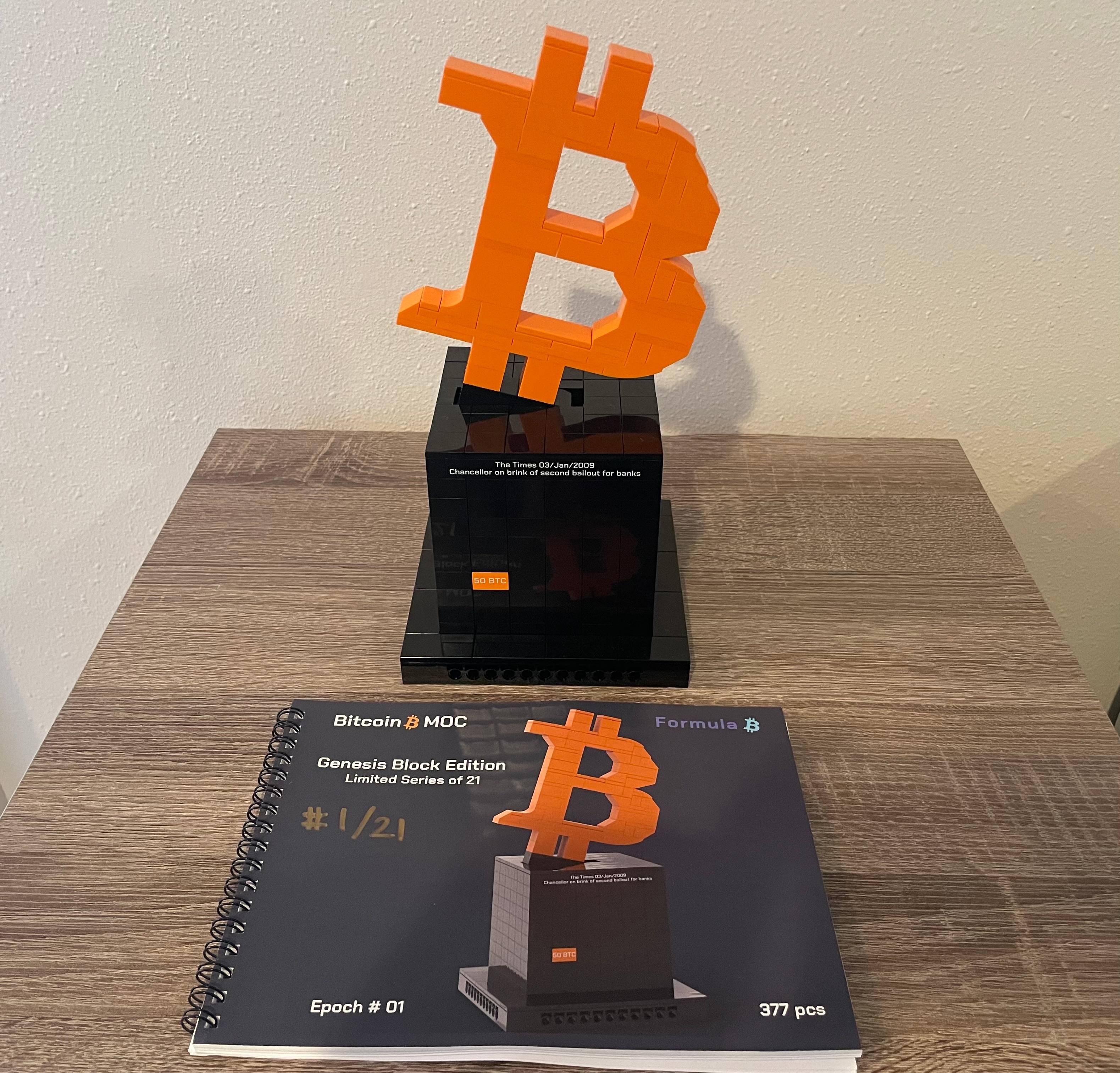 LEGO® Bitcoin ₿ MOC - Genesis Block Edition (#1/21) | Scarce City