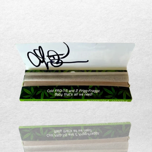 Signed "Frig Fraggz" Rolling Papers