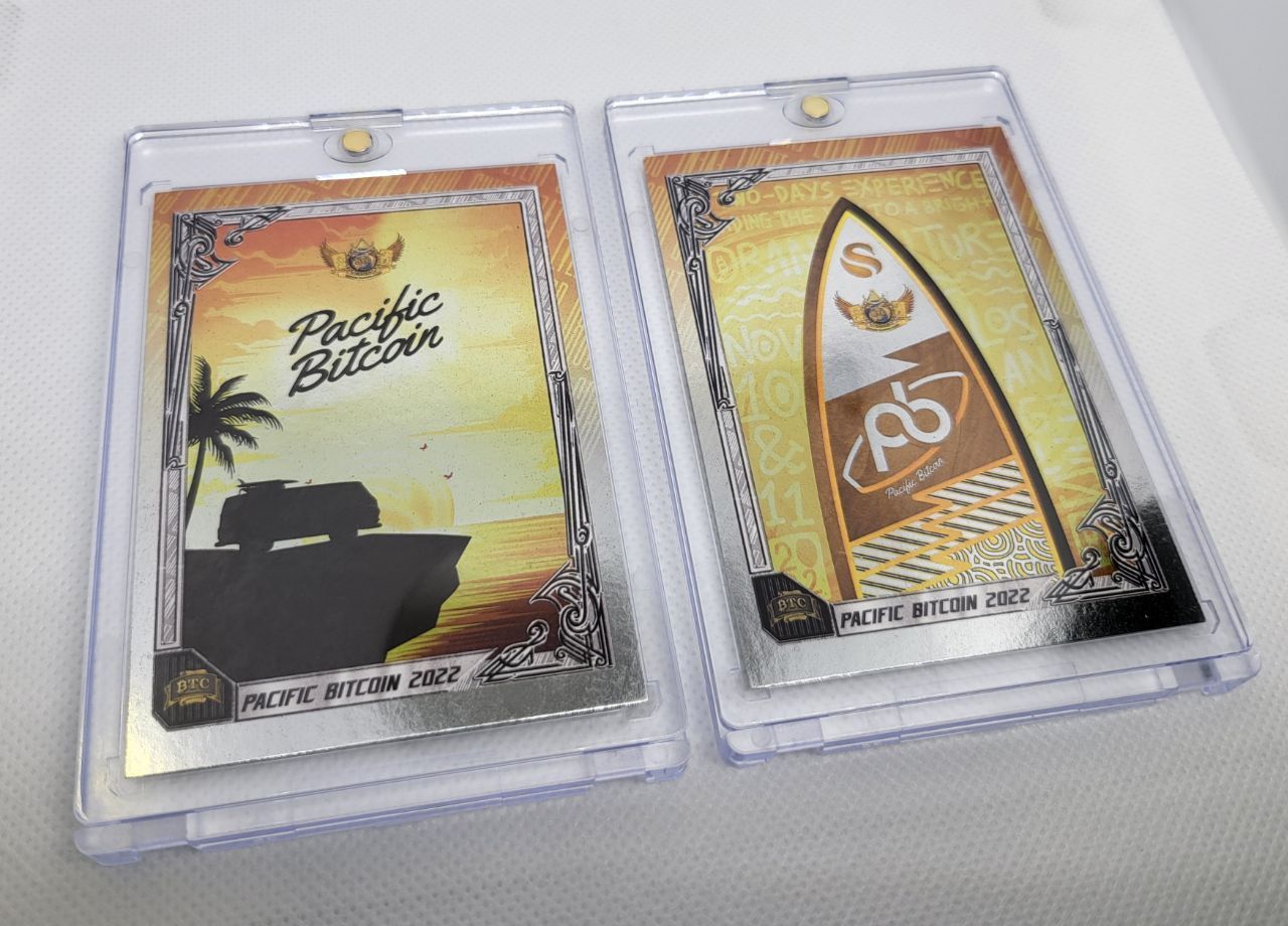 Set of Pacific Bitcoin 2022 Chase (#/999) Cards | Scarce City