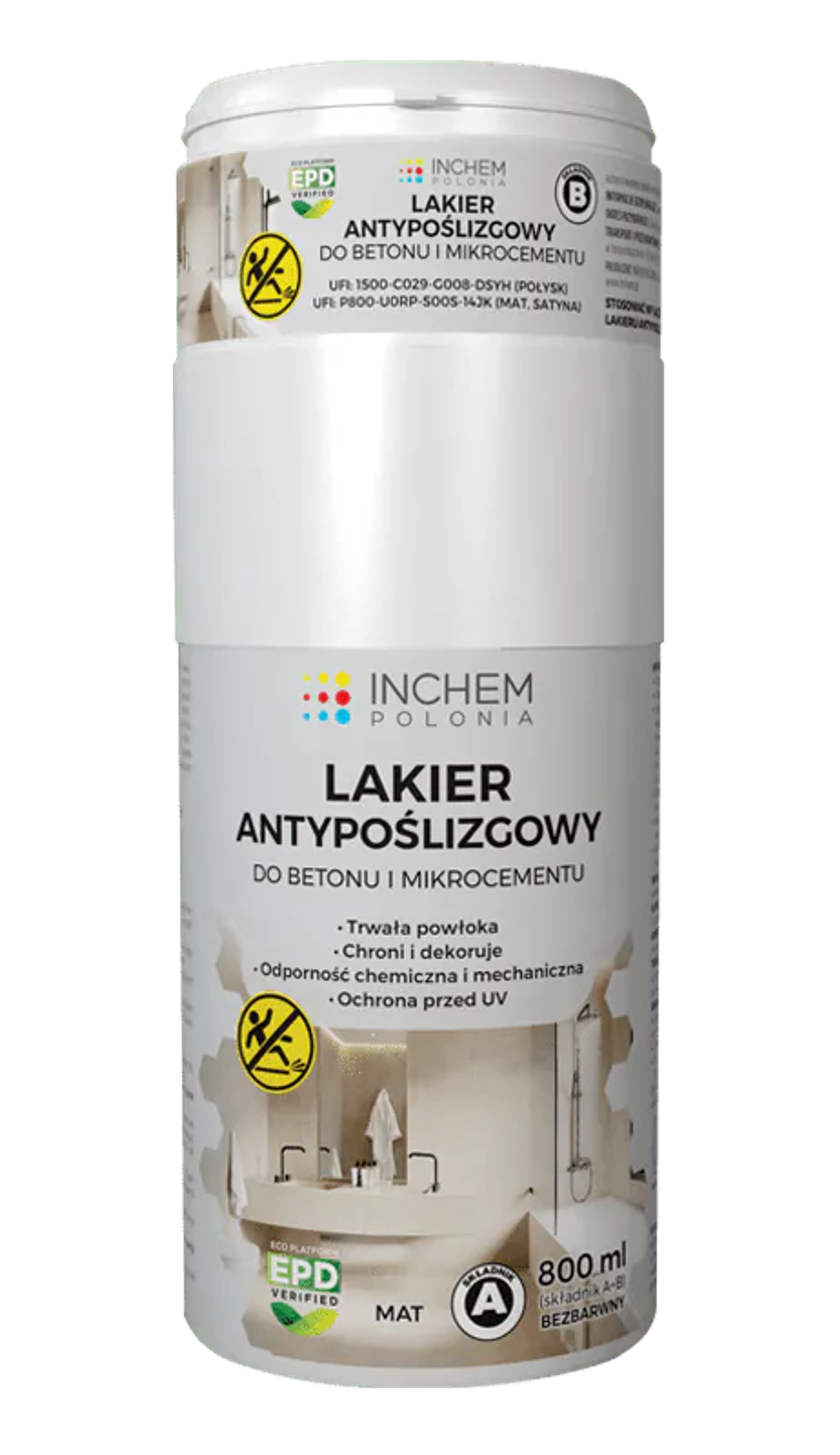 Lakier Antypoślizgowy do Betonu i Mikrocementu (2K) — zdjęcie 2