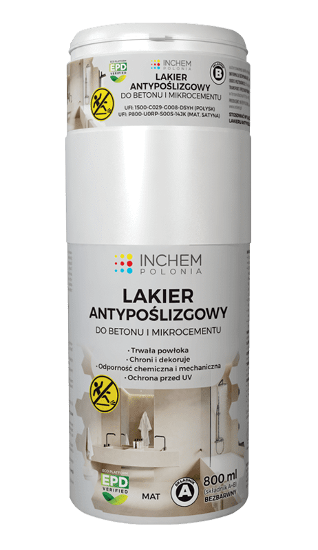 LAKIER ANTYPOŚLIZGOWY DO BETONU I MIKROCEMENTU