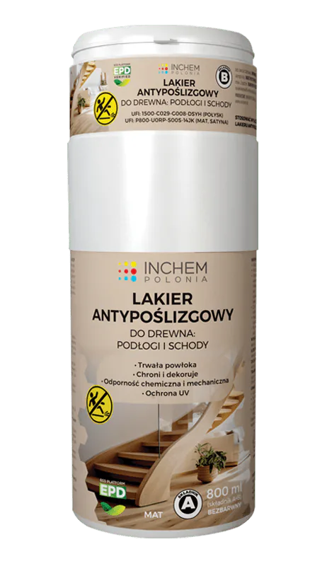 Lakier Antypoślizgowy do Drewna: Podłogi i Schody (2K) — zdjęcie 2