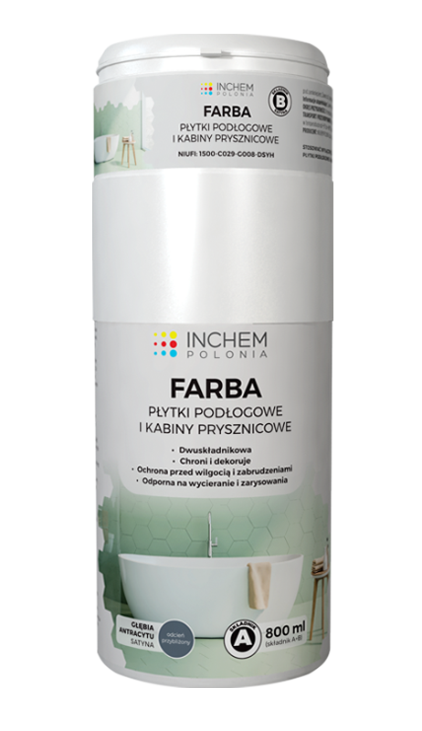 FARBA PŁYTKI PODŁOGOWE I KABINY PRYSZNICOWE