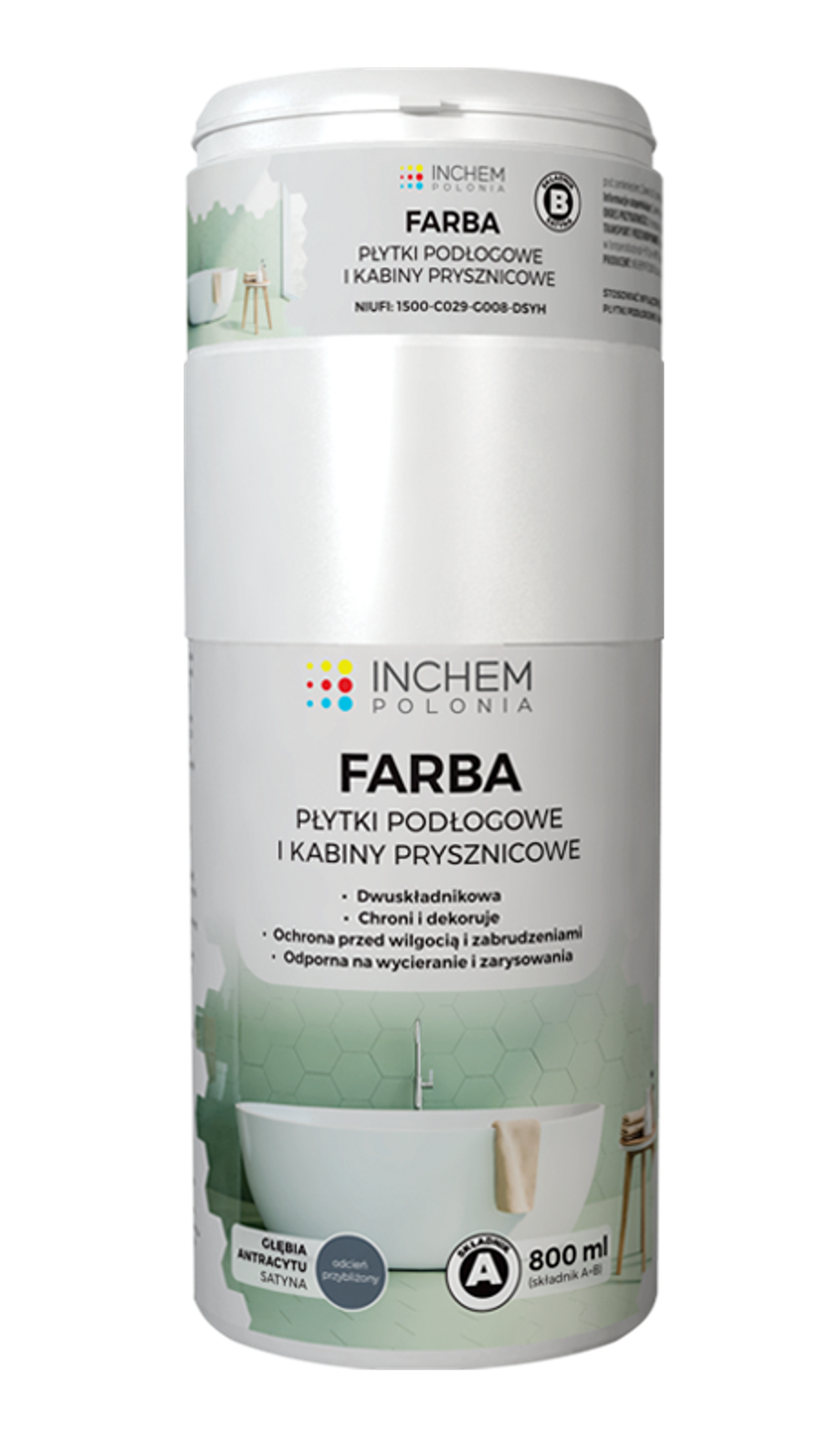 FARBA PŁYTKI PODŁOGOWE I KABINY PRYSZNICOWE