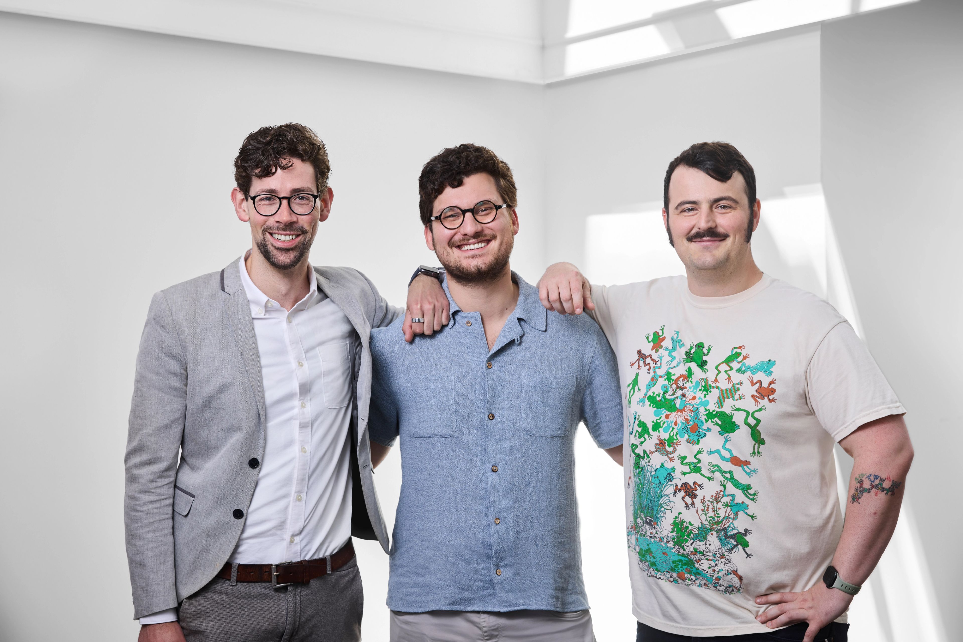 Prolific co-founders Max Huisman, CTO, Deniz Kent, CEO, and Declan Jones, CIO