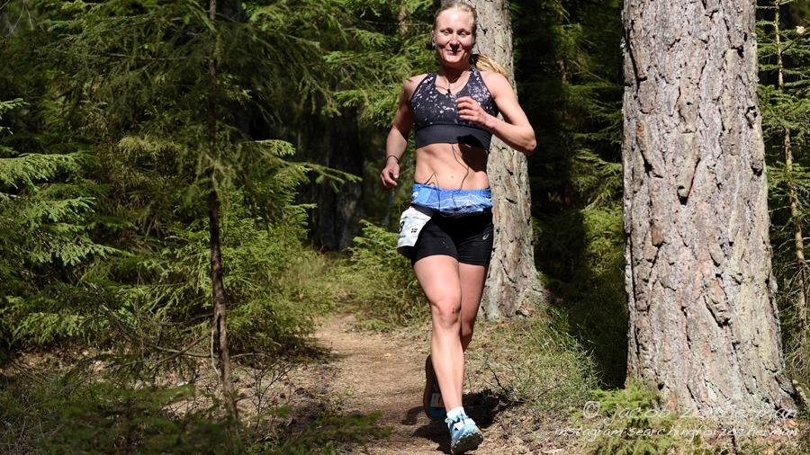 Segerintervju med Anna Carlsson, damsegrare i TEC 100 miles 2019