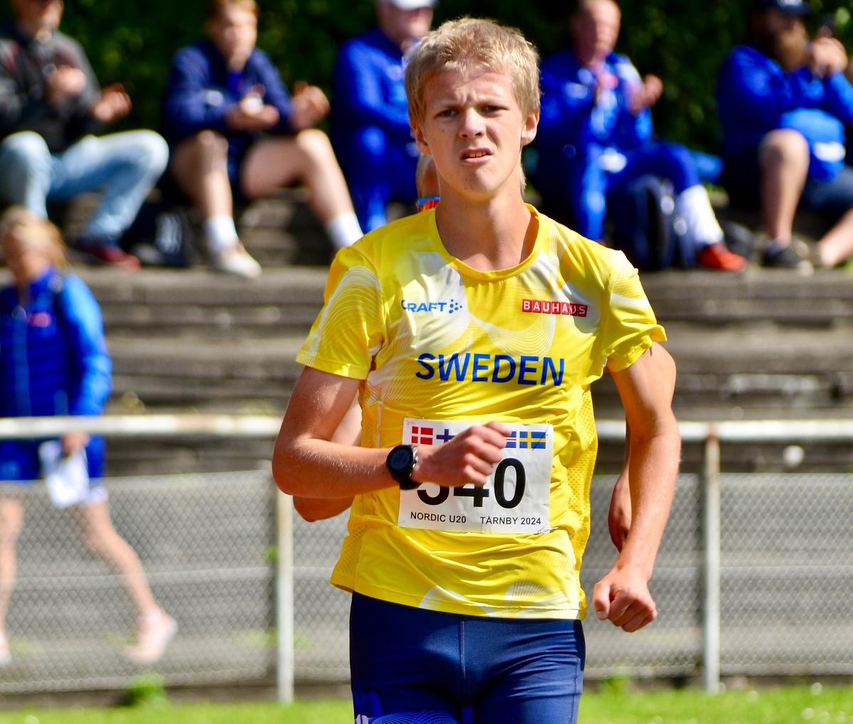Hampus Otterborg vid Nordiska Mästerskapen i gång