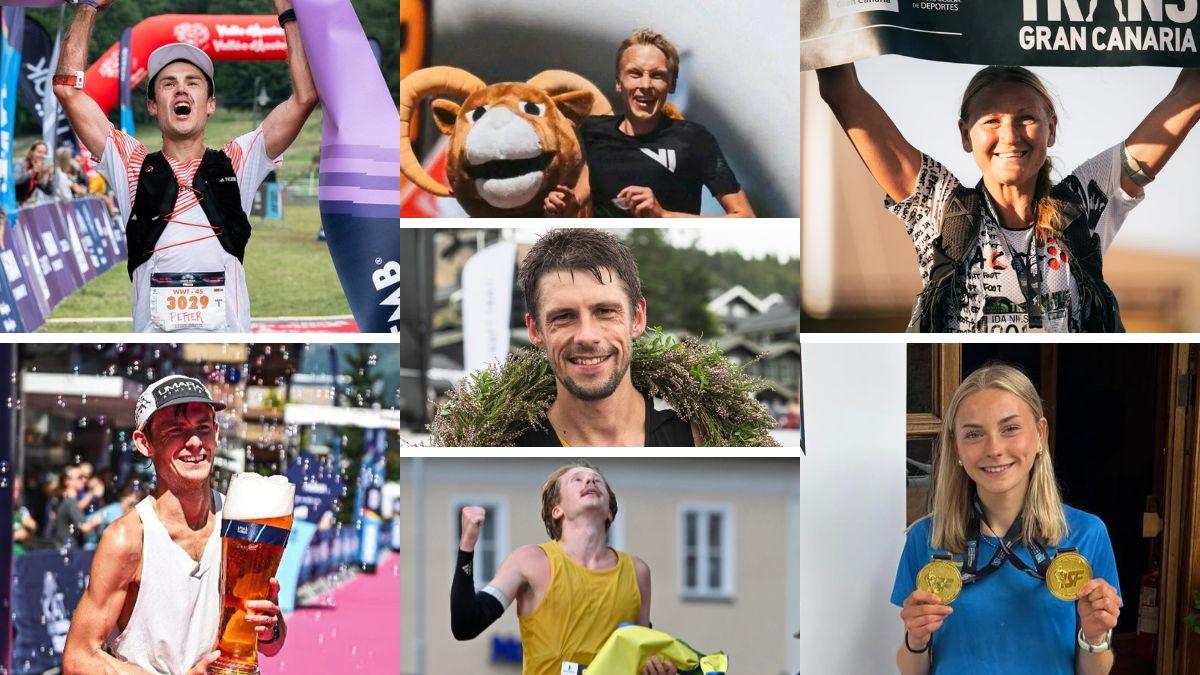 Bästa svenskarna på trail 2025, Petter Engdahl, Anton Gustafsson, Martin Nilsson, Olle Kalered, Olle Meijer, Ida Nilsson, Agnes Josefsson.