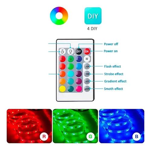 Tira de luces Spin LED 5Mts/300RGB 3528 todo los colores 5m IP65 miniatura 2