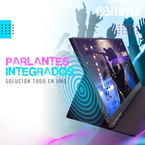 Monitor Portátil Bitbyte 15.6 Full Hd Ips Con Parlante Color Negro miniatura 9