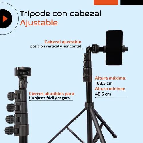 Tripode Celular Camara 360 Linkonpro Tr3pod Aluminio Plegable color Negro miniatura 6