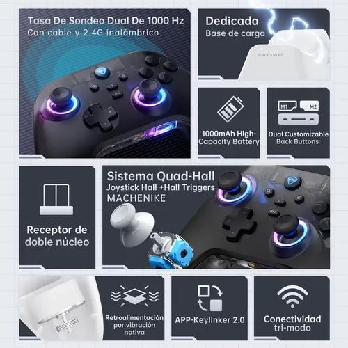 Gamepad Inalámbrico Machenike G3 V2 con Base de Carga y Joysticks Hall miniatura 4
