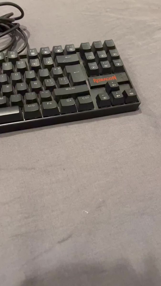 Teclado Gamer Redragon Kumara K552 RGB Idioma Español QWERTY - Outemu Red miniatura 10