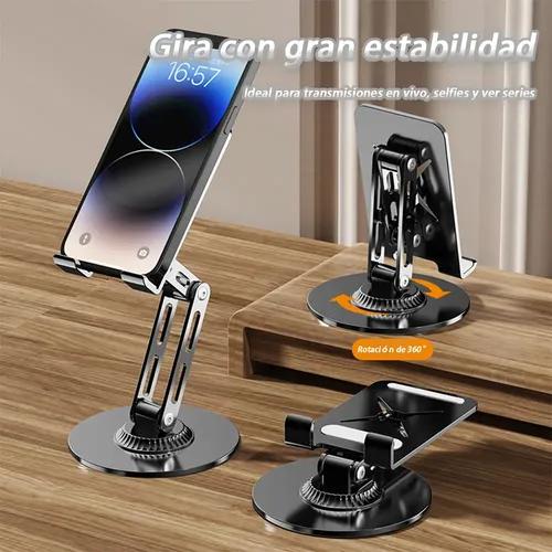 Soporte Celular Escritorio Metálico 360° Giratorio miniatura 7