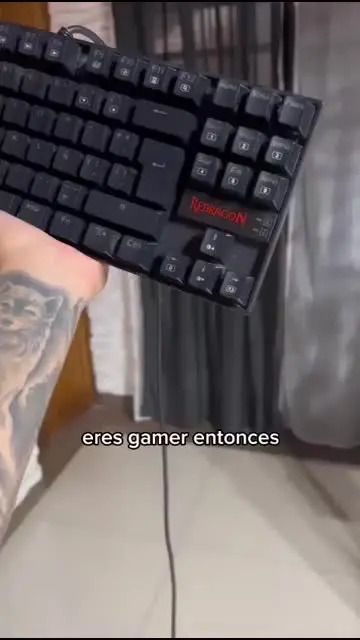 Teclado Gamer Redragon Kumara K552 RGB Idioma Español QWERTY - Outemu Red miniatura 9