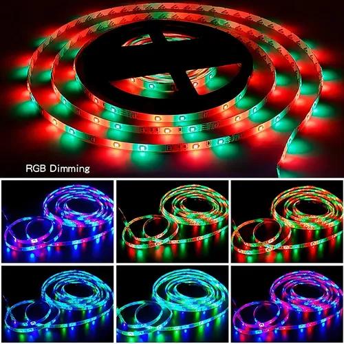 Tira de luces Spin LED 5Mts/300RGB 3528 todo los colores 5m IP65 miniatura 8