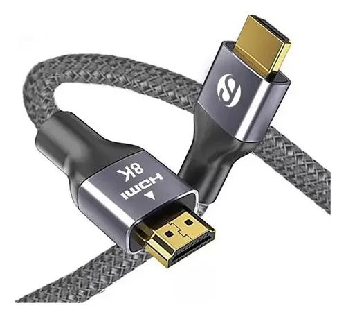 Cable Hdmi V2.1 Ultra Hd 8k 60hz 4k120hz 48gbps 3 Metros miniatura 1
