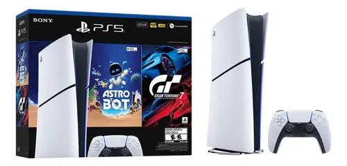 Playstation Astro Bot Gran Turismo 7 Digital Playstation 5 Slim Cfi-2115b01x 825gb Playstation 5 Digital Blanco - imagen 1