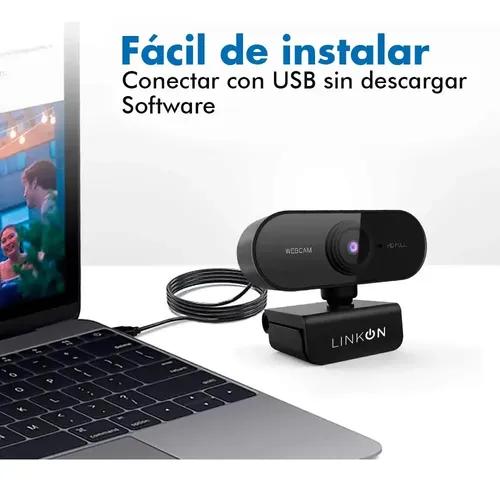 Webcam Camara Web Fullhd 1080p Usb Microfono Tripode Color Negro miniatura 9