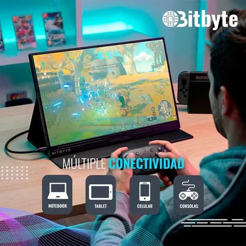 Monitor Portátil Bitbyte 15.6 Full Hd Ips Con Parlante Color Negro miniatura 6