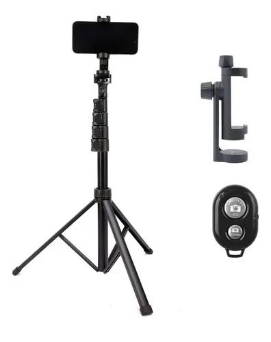 Tripode Celular Camara 360 Linkonpro Tr3pod Aluminio Plegable color Negro - imagen 1
