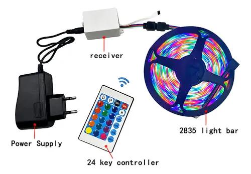 Tira de luces Spin LED 5Mts/300RGB 3528 todo los colores 5m IP65 miniatura 4