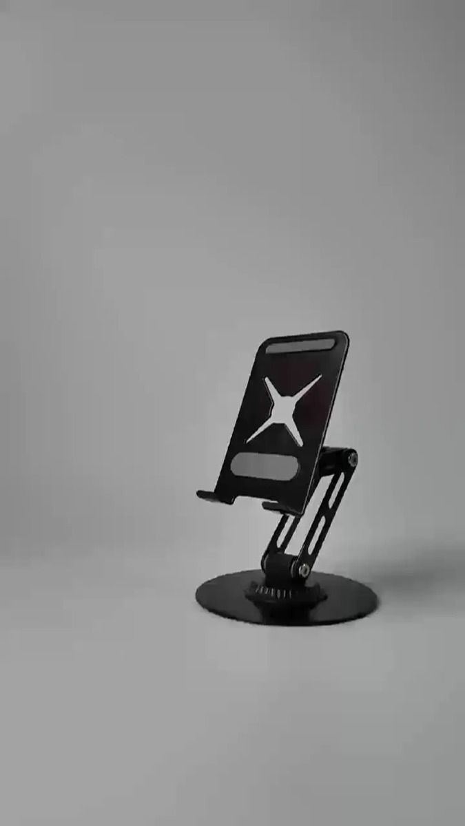 Soporte Celular Escritorio Metálico 360° Giratorio miniatura 2