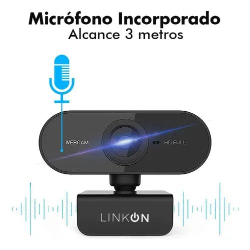 Webcam Camara Web Fullhd 1080p Usb Microfono Tripode Color Negro miniatura 6