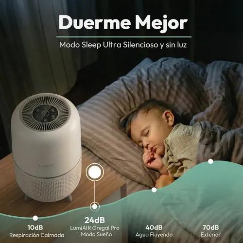 Purificador De Aire Lumiair Gregal Pro + Filtro Reemplazo Blanco miniatura 2