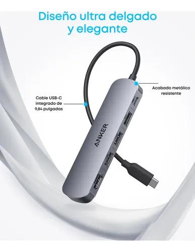 Anker Adaptador Usb C Hub 5 En 1 Hdmi 100w Para Mac Windows Color Gris miniatura 7