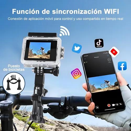 Cámara Deportiva Go Pro 4k Wifi Sports Ultra Hd Acuatica 30m miniatura 5