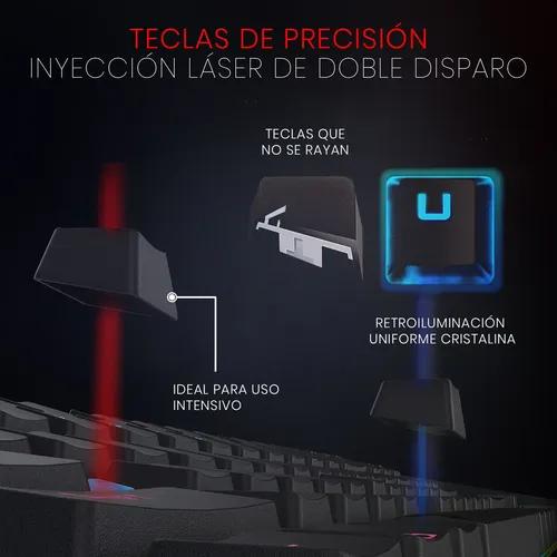 Teclado Gamer Redragon Kumara K552 RGB Idioma Español QWERTY - Outemu Red miniatura 7