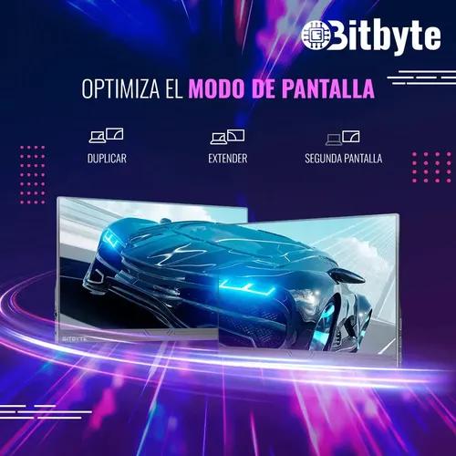 Monitor Portátil Bitbyte 15.6 Full Hd Ips Con Parlante Color Negro miniatura 8
