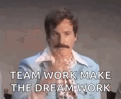 Product management software: Dream Team GIF By Memecandy