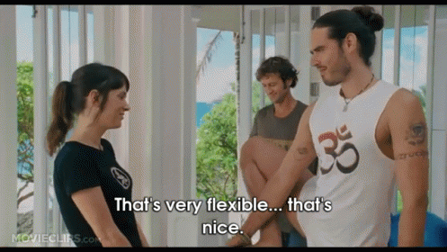 Flexible Russell Brand GIF