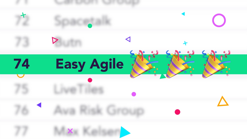 Easy Agile named in Top 100 Fastest Growing Companies in Australia!
