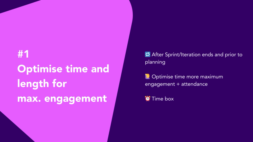 Optimise time and length for maximum engagement