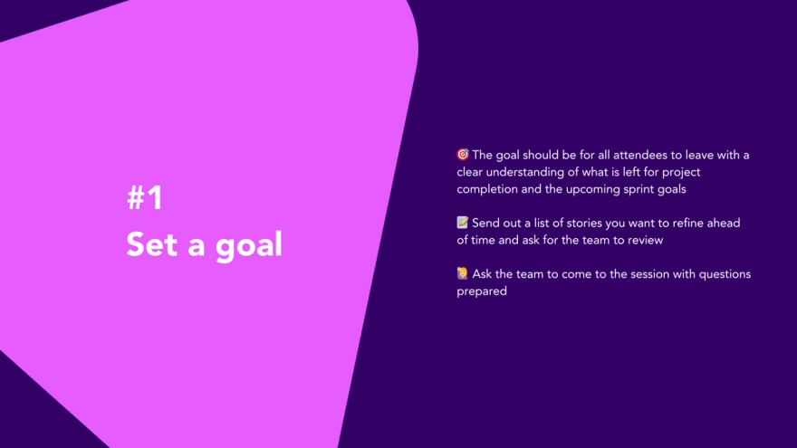 Tip 1 - Set a goal