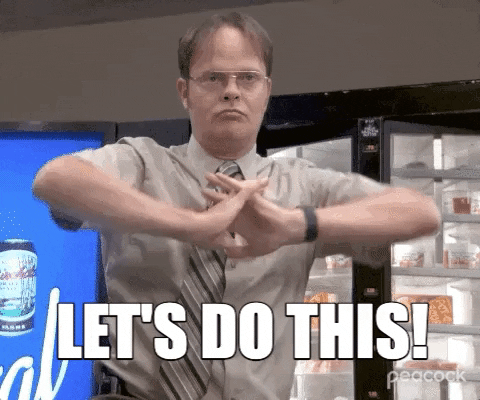 Dwight from The Office GIF