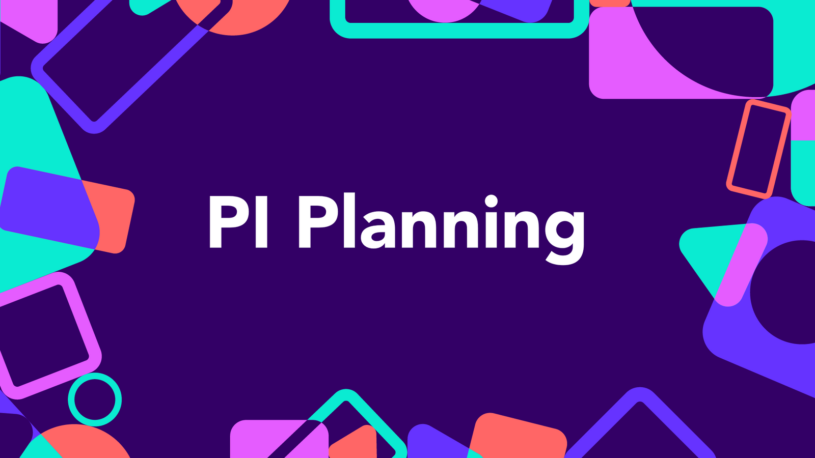 PI Planning Easy Agile